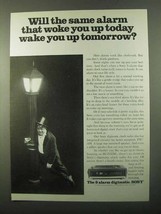 1971 Sony 3 Alarm Digimatic Clock Radio Ad - $14.99