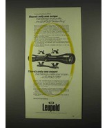 1974 Leupold Scope and Mounts Ad - Golden Ring - $14.99