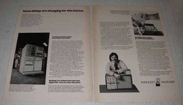 1972 Hewlett-Packard 9600 Computer Ad - $14.99
