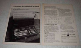 1972 Hewlett-Packard Model 30 Calculator Ad - Changing - $14.99