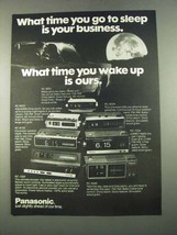 1975 Panasonic Clock Radio Ad - RC6700 RC-7254 RC-1000 - $14.99