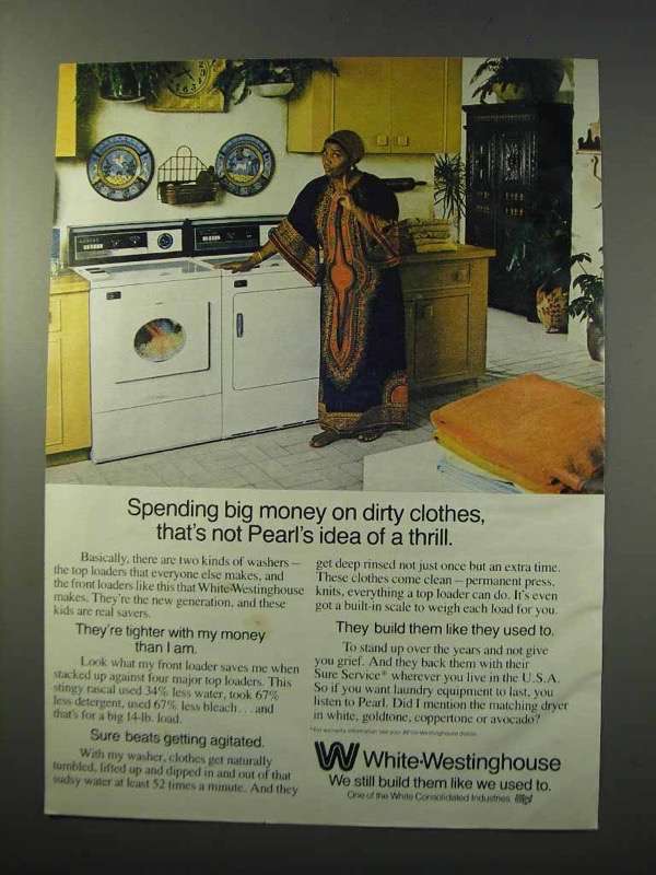 westinghouse washer and dryer