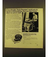 1979 Garrett Wade INCA 10&quot; Cabinetmaker&#39;s Saw Ad - $14.99