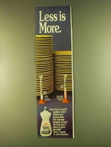 1980 Ivory Detergent Ad - Less is More - $14.99
