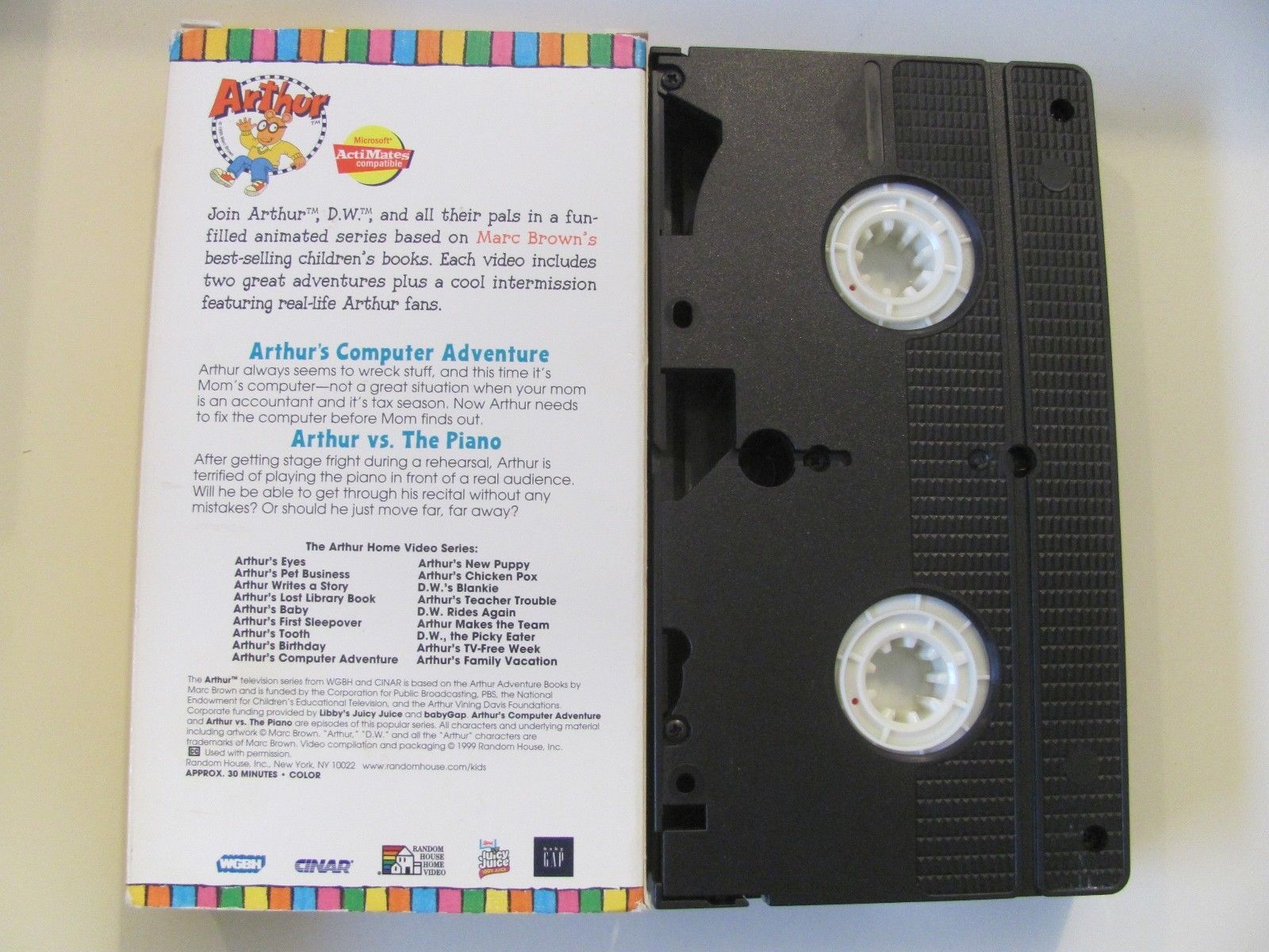 VHS Arthur - Arthur's Computer Adventure (VHS, 1999) - VHS Tapes