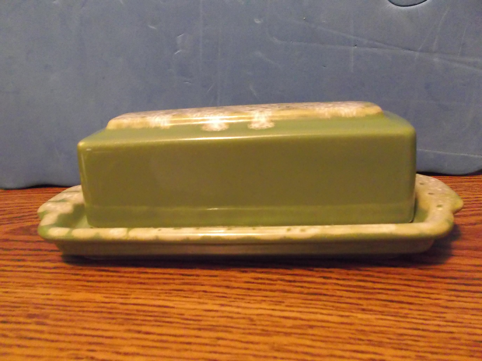 Hull Green Butter Dish Butter Dishes