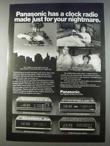 1980 Panasonic Clock Radio Ad - RC-65 RC-76 RC-95 - $14.99