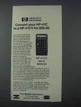 1981 Hewlett-Packard HP-41CV Calculator Ad - Convert - $14.99