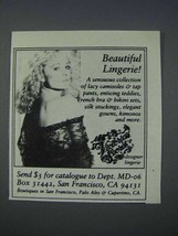 1981 Victoria's Secret Lingerie Ad - $14.99