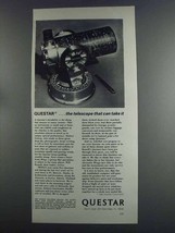 1982 Questar Telescopes Ad - Can Take It - $14.99