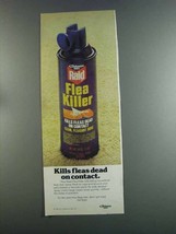 1982 Raid Flea Killer Ad - Kills On Contact - £11.09 GBP