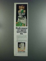 1982 Rival Can Opener Ad - Save Teeth and Nails - $14.99
