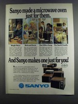 1982 Sanyo EM1100 EM3520 EM3320 EM5400 Microwave Ad - $14.99