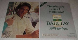 1981 Barclay Menthol Cigarettes Ad - The Pleasure - $14.99