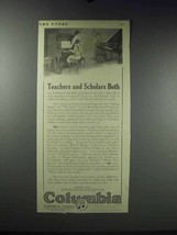 1913 Columbia Pianoforte Records Ad - Teachers Scholars - $14.99