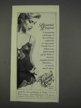 1982 Victoria's Secret Lingerie Ad - Beautiful - $14.99