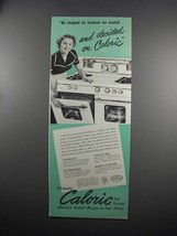 1951 Caloric Range Ad - We Shopped For Features - $14.99