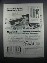 1954 Servel Wonderair Air Conditioner Ad - $14.99