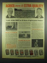 1955 American Agricultural Chemical Agrico Products Ad - Extra Quality - $14.99