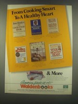 1985 Waldenbooks Book Store Ad - Cooking Smart - $14.99