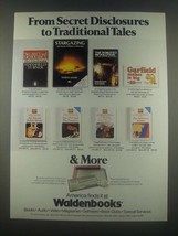1985 Waldenbooks Book Store Ad - Secret Disclosures - $14.99