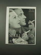 1938 Marlboro Cigarettes Ad - Tips Protect the Lips - $14.99
