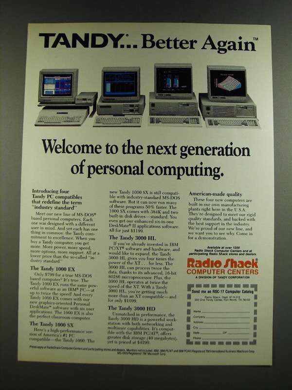 1986 Radio Shack Tandy 1000 Ex 1000 Sx And 50 Similar Items