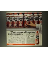 1986 Reddi-wip Whipped Topping Ad - Everyone Will Be Picking This Berry ... - $14.99