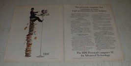 1986 IBM Personal Computer AT Ad - Raise To New Heights - $14.99