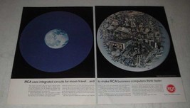 1966 RCA Integrated Circuits Ad - For Moon Travel - $14.99