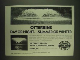 1985 Otterbine Aerators Ad - Otterbine Day or night summer or winter - $14.99