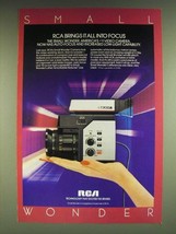1985 RCA Small Wonder Video Camera Ad - Small Wonder - $14.99