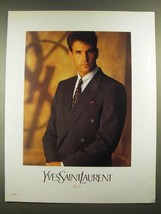 1988 Yves Saint Laurent Fashion Ad - $14.99