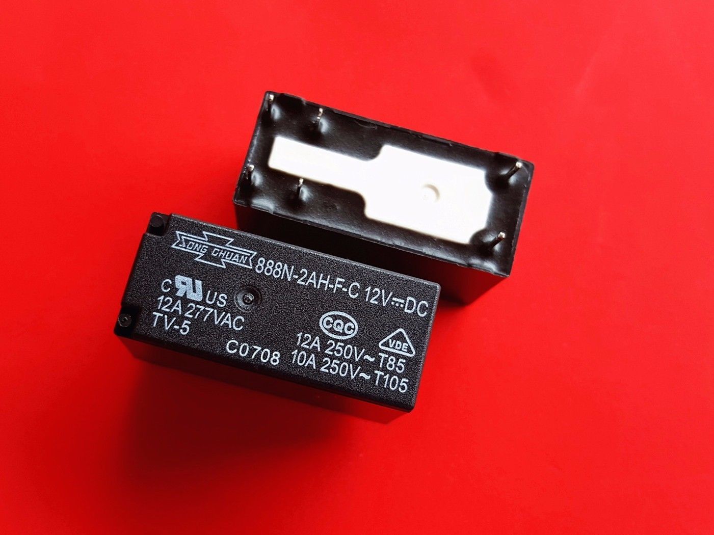 888N-2AH-F-C, 12VDC Relay, SONG CHUAN Brand New!! - Other