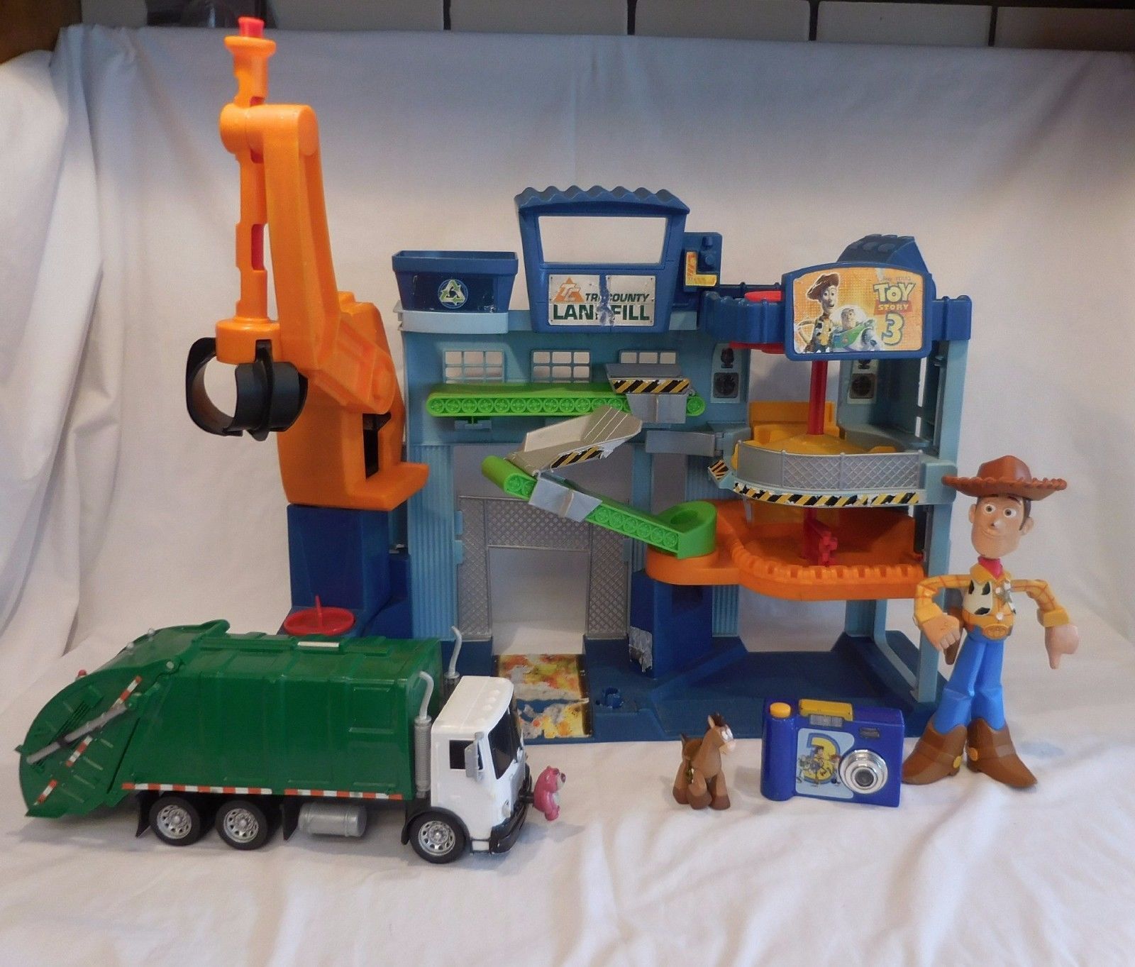 imaginext toy story garbage truck