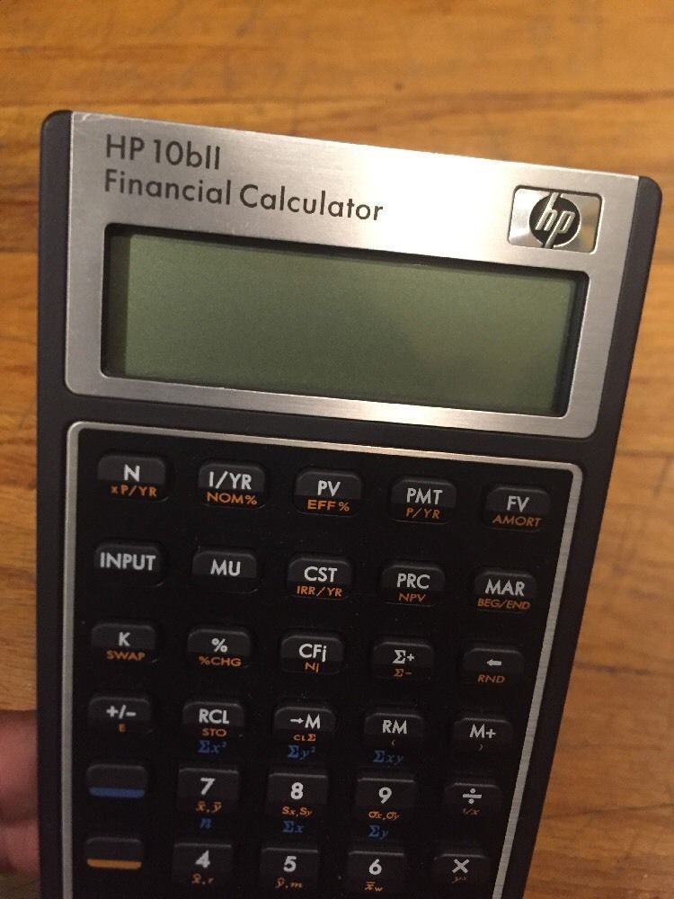 hp 10bii financial calculator battery life