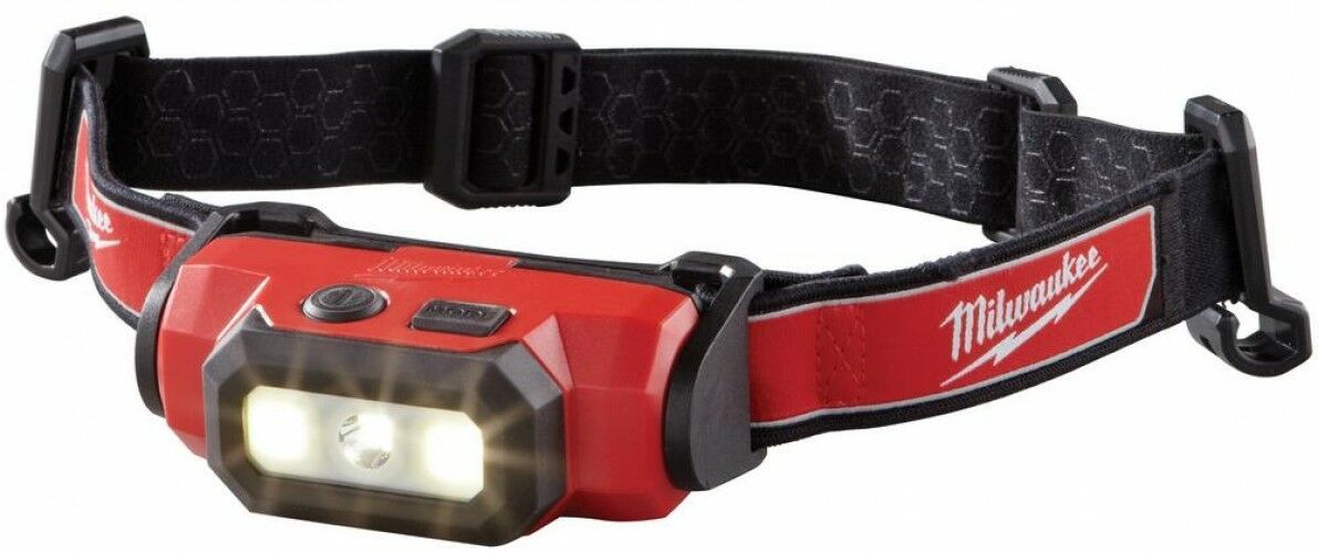 Milwaukee Hard Hat Headlamp LED Light 475Lumen Rechargeable Detachable