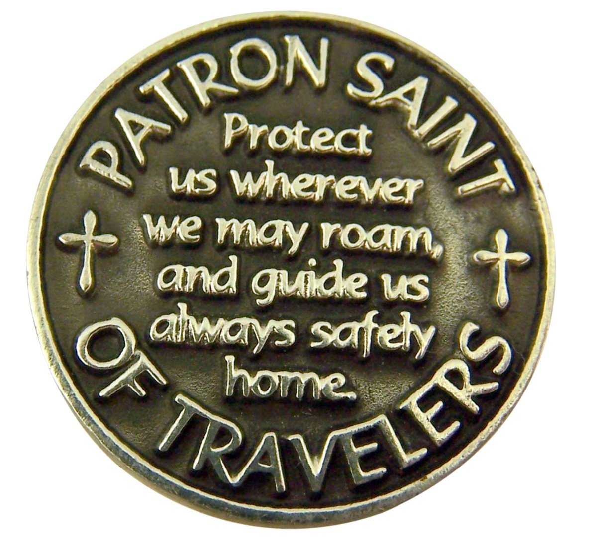 Patron of Travelers Saint Christopher Devotional Prayer Coin - Other