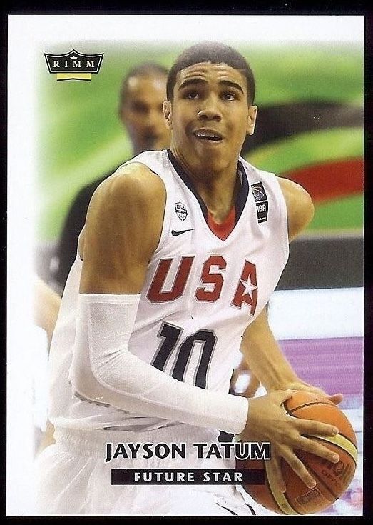 JAYSON TATUM 2015 "FIRST EVER PRINTED" COLLEGE ROOKIE CARD! DUKE