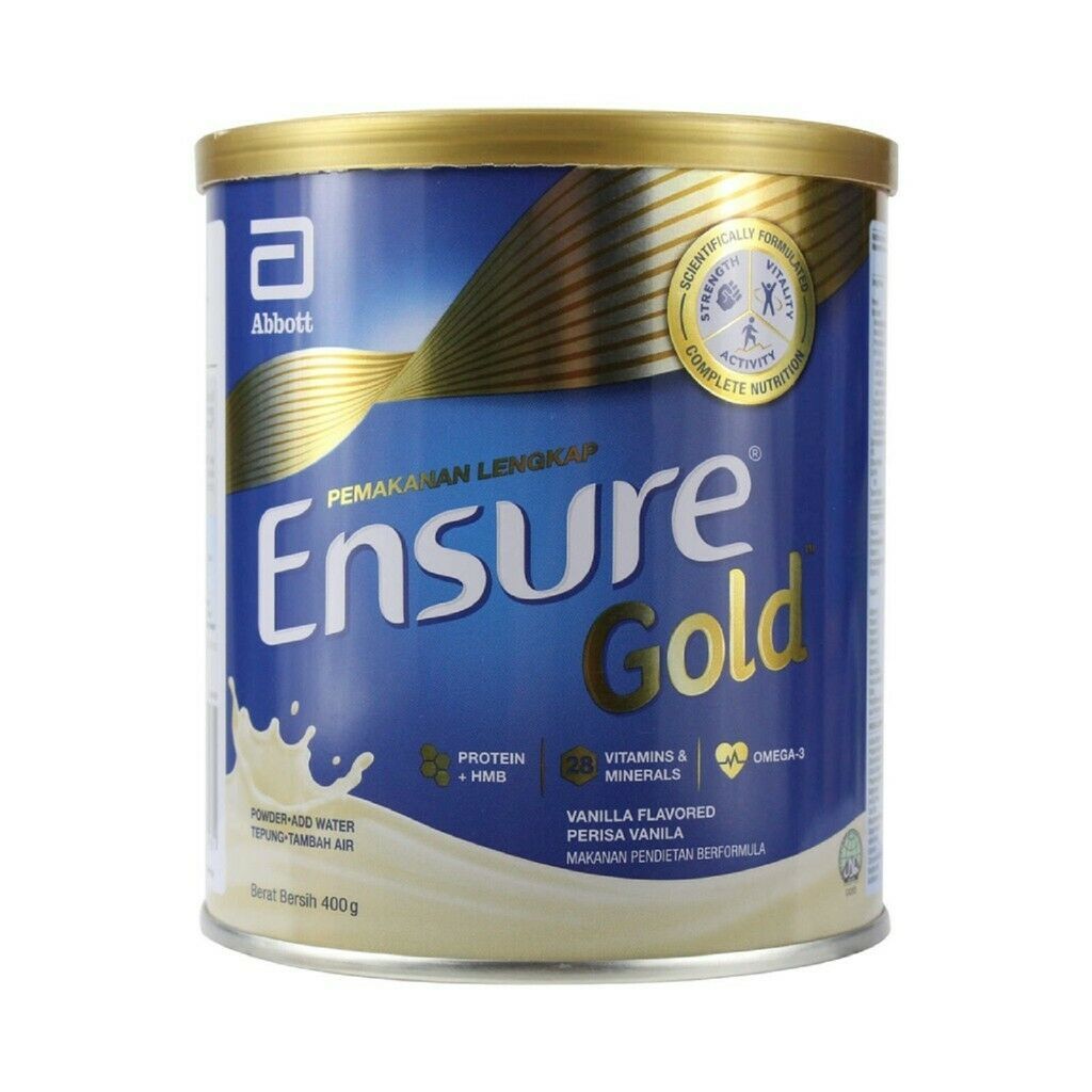 1x Abbott Ensure Gold Vanilla 400g HMB & Triple Protein Blend FREE Express Ship - $54.95
