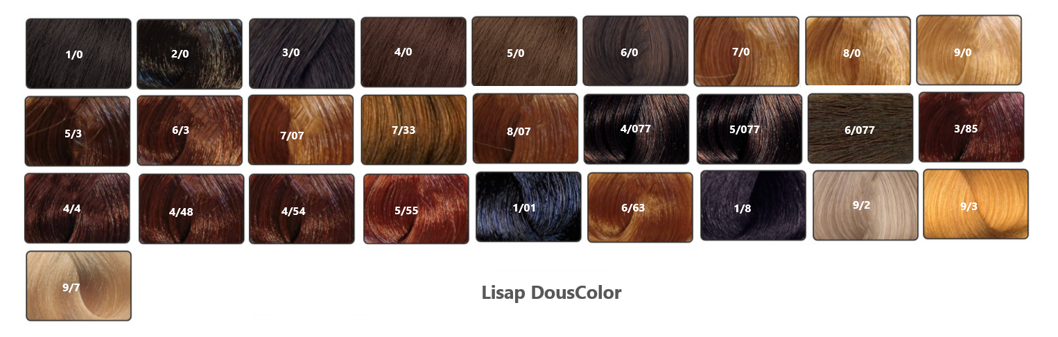 Lisap DousColor Semi-Permanent Hair Color, 2.5 ounces- Lisap