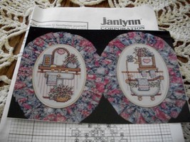 Janlynn Cross Stitch Kit 140-11~Powder Room Pair - $10.00