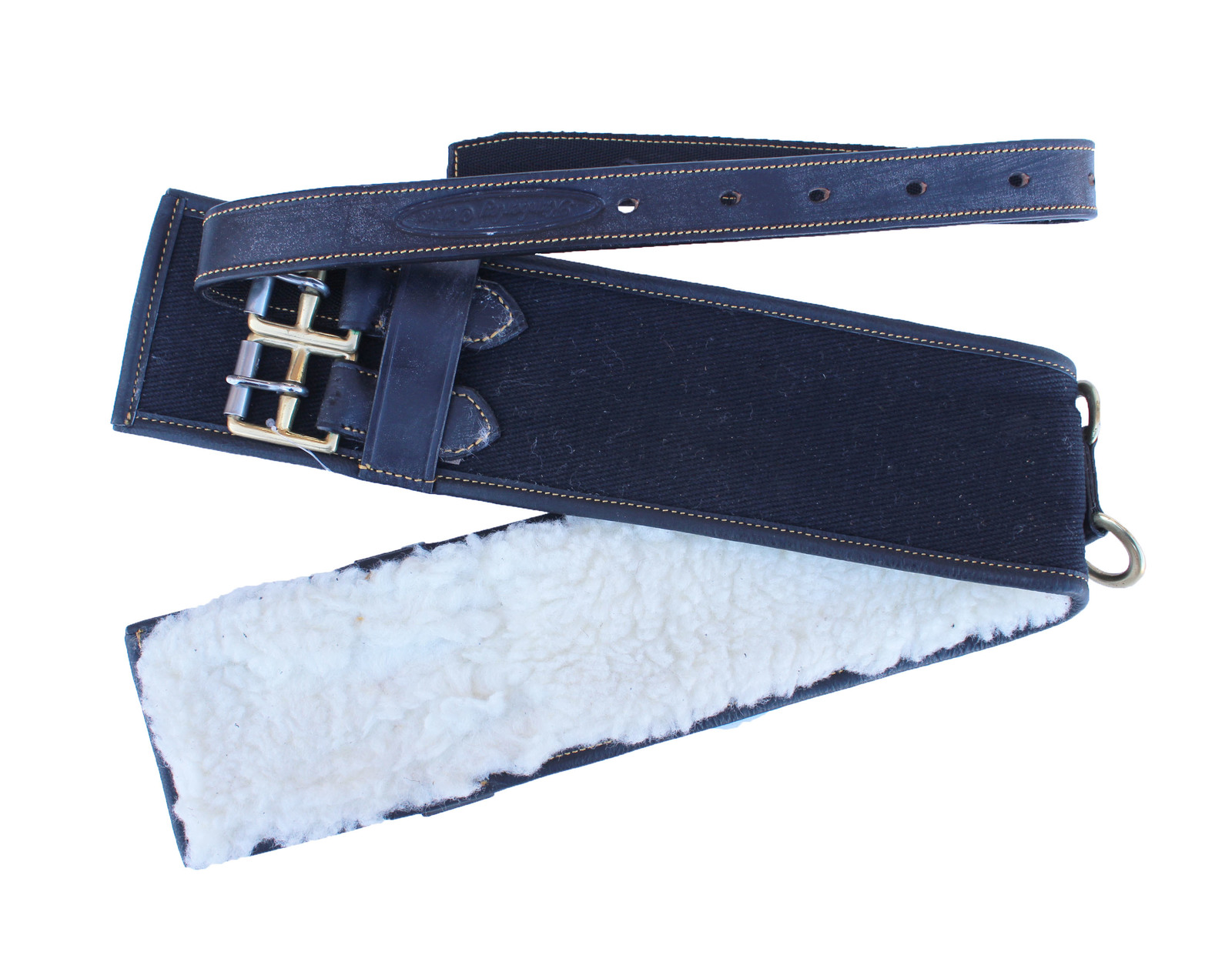 Horse Australian Outrider Fleece Suede Leather Saddle Girth 110G280 Girths