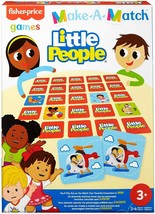 Fisher Price Make-A-Match Little People Game Memory Game Toy - $14.01