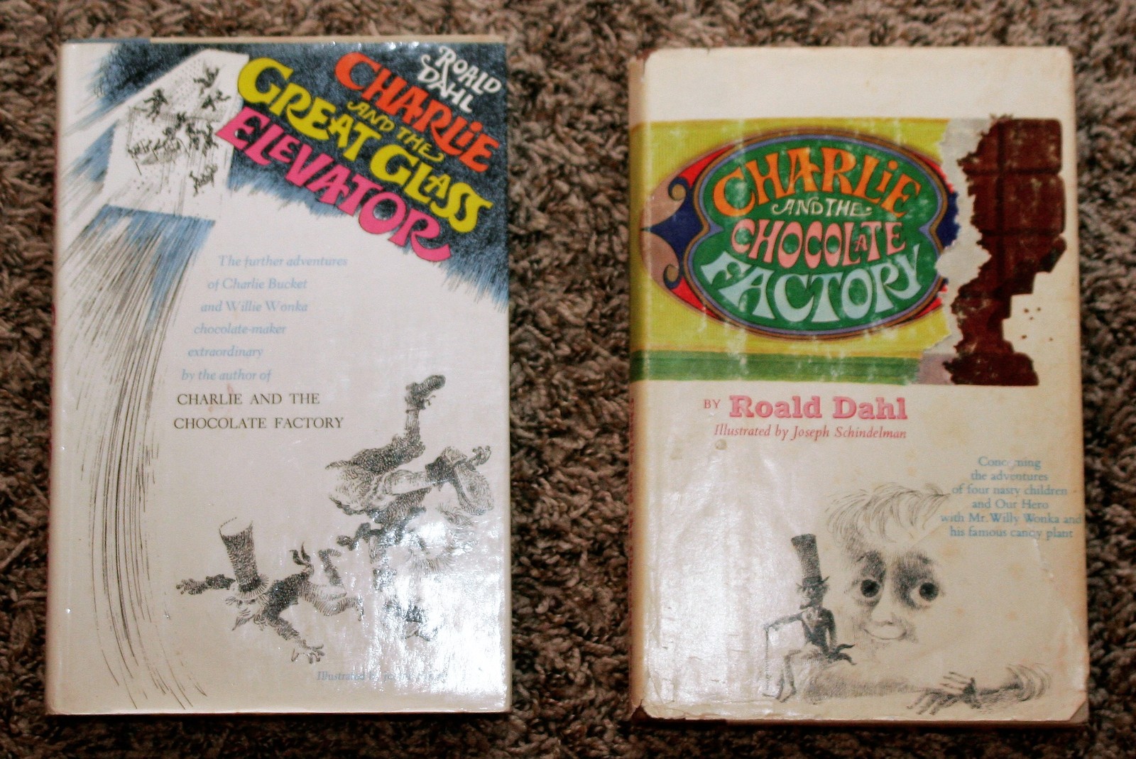 2 Lot Roald Dahl Charlie and the Chocolate Factory ...