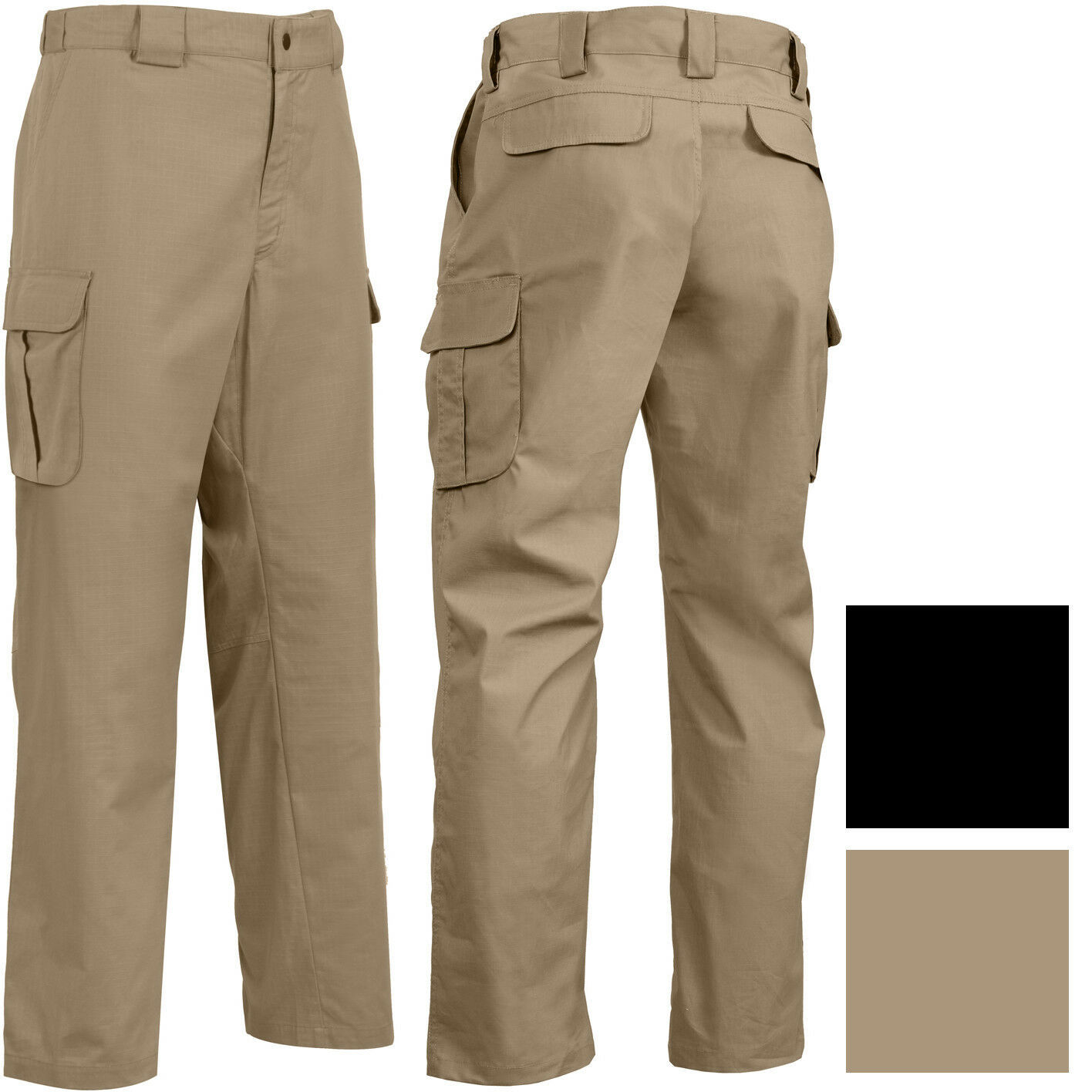 Tactical Field Pants Lightweight Stretch Ripstop 6-Pocket Cargo Uniform ...