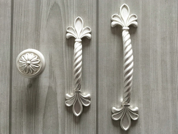 White Silver Dresser Knobs Drawer Pulls And 50 Similar Items White Silver Dresser Knobs Drawer Pulls, French Country Kitchen Cabinet Pulls
