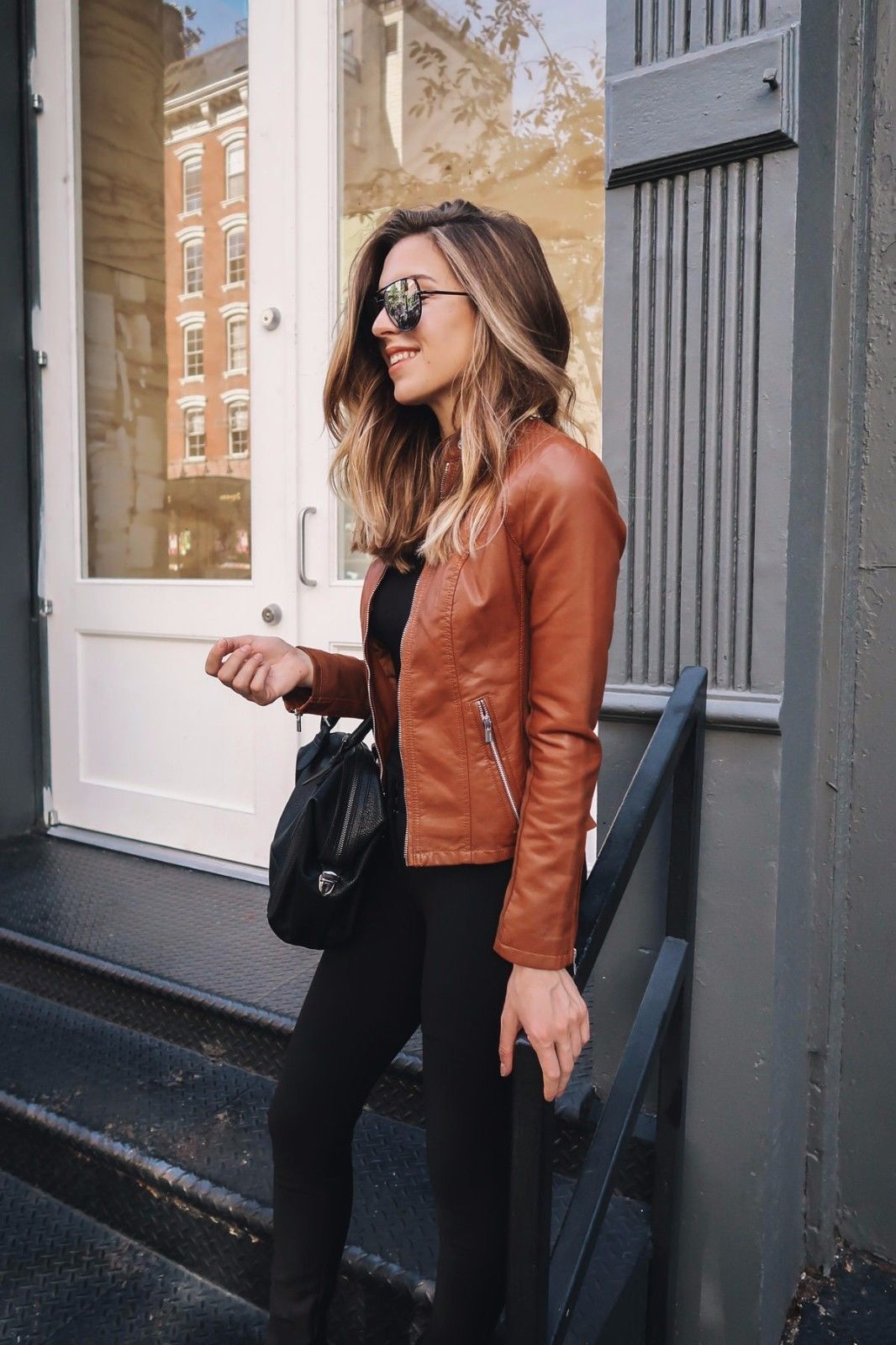 Women S Genuine Lambskin Leather Motorcycle And 21 Similar Items