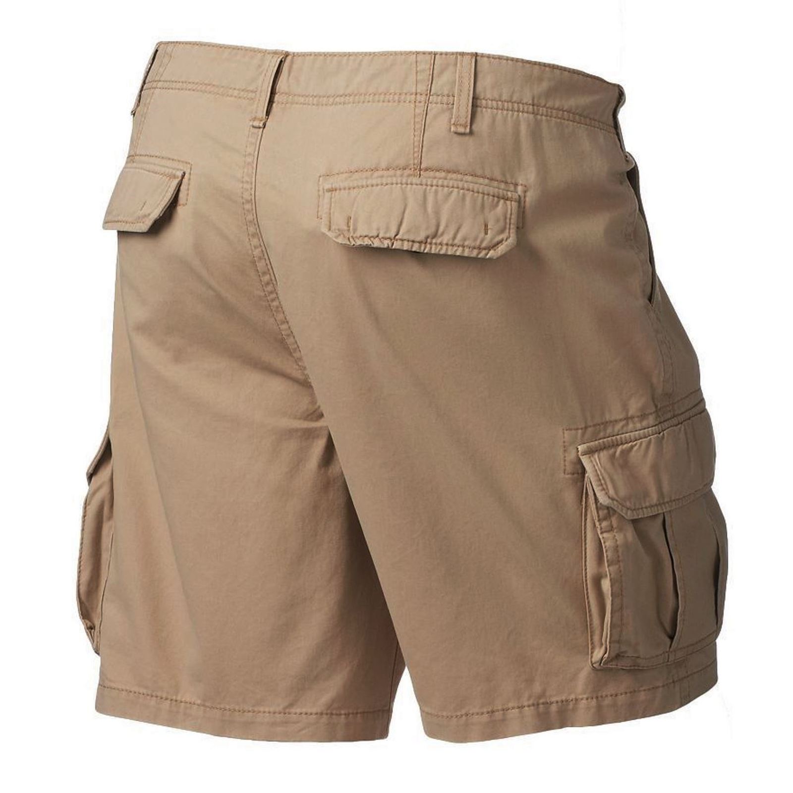 urban-pipeline-mens-khaki-tan-cargo-shorts-6-pocket-size-44-new-50