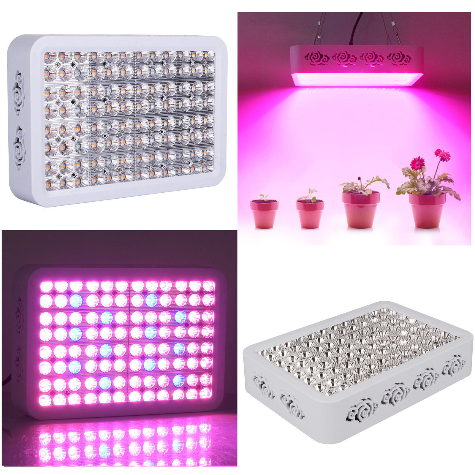 New 2017 Complete DIY Indoor Grow Kit 300W FULL SPECTRUM Led Grow Light
